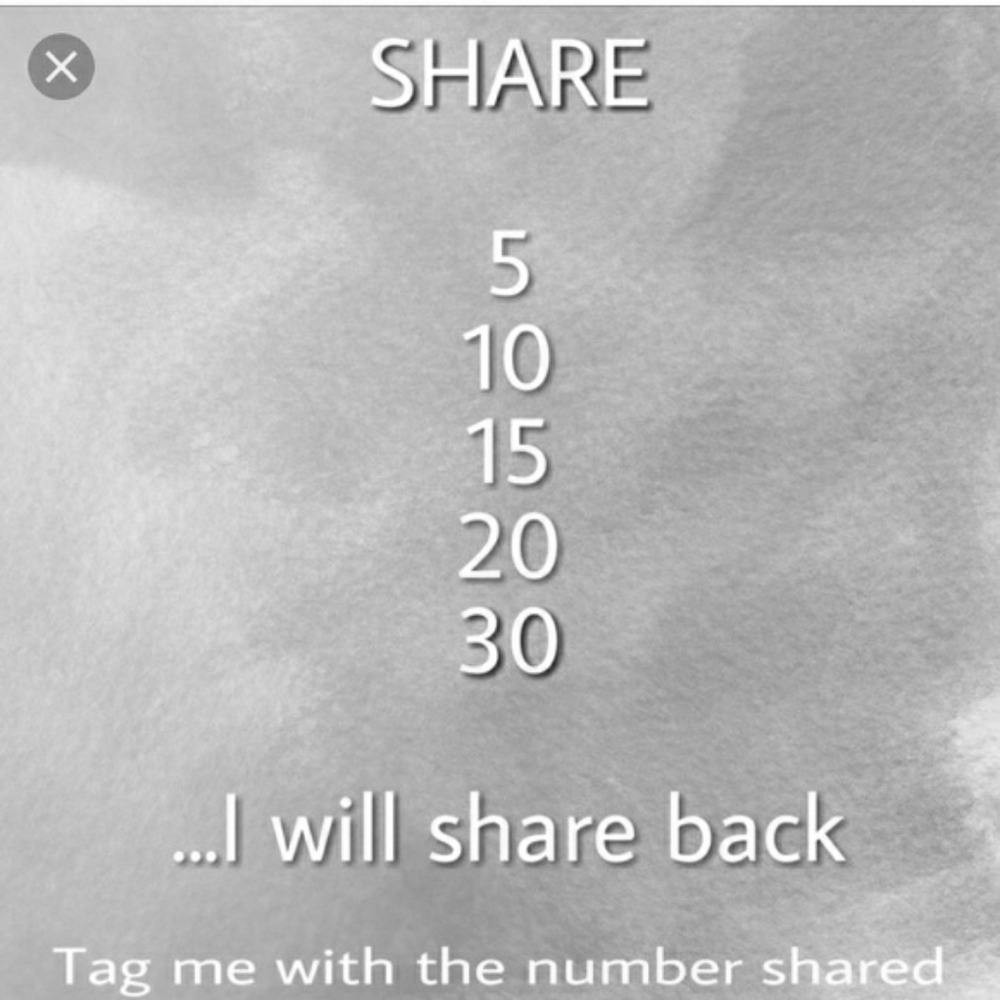 I like to share